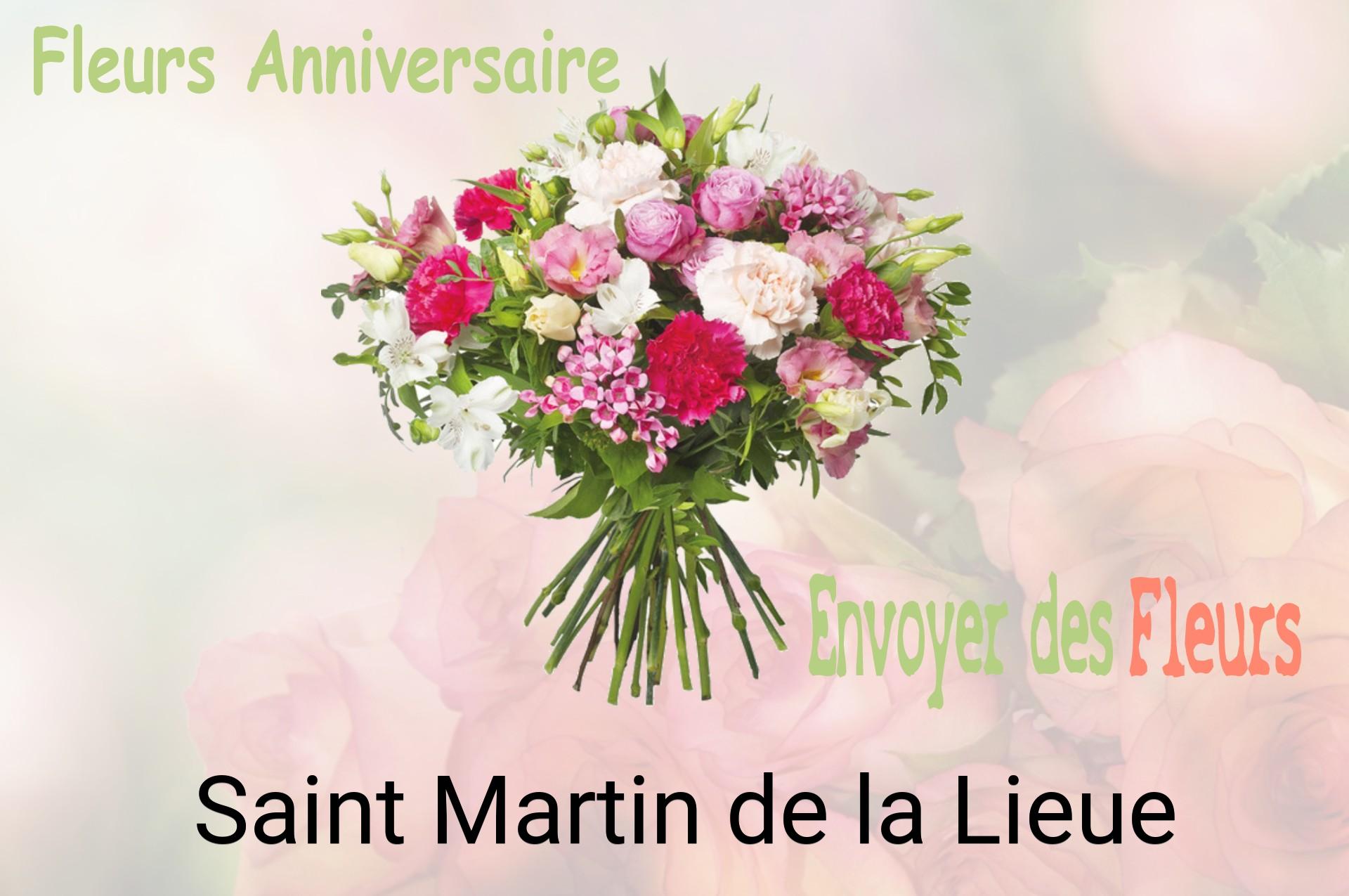 Bouquet de fleurs d’anniversaire livré à Saint-Martin-de-la-Lieue